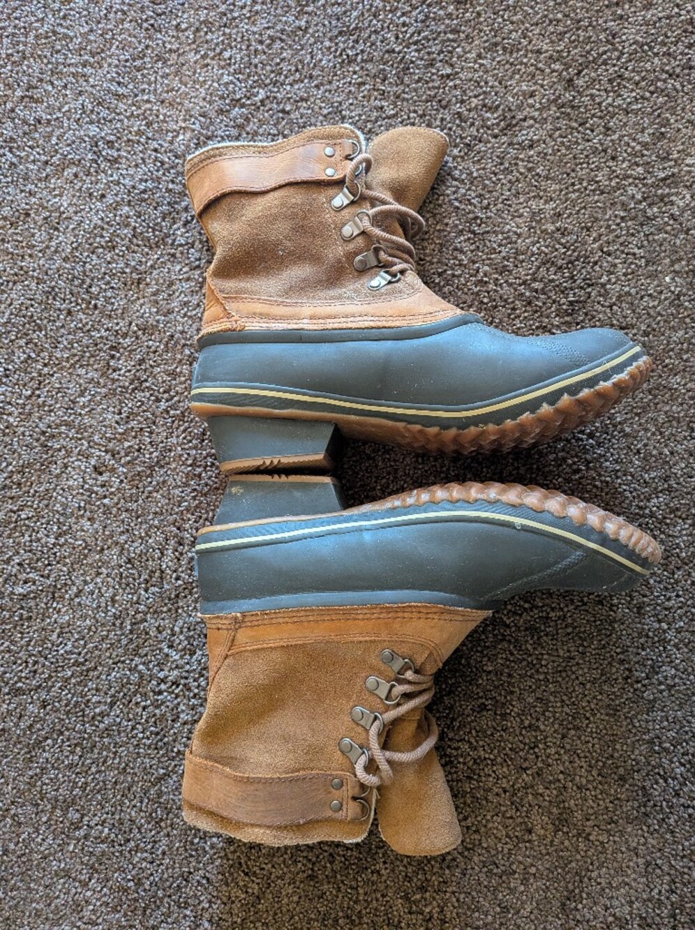 Sorel Women's Beige Winter Boots - Size 10